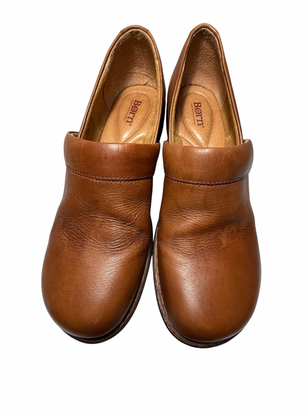 B.O.C Born Toby Duo Brown Leather Slip-On Loafers Womens 9.5 - Picture 2 of 15